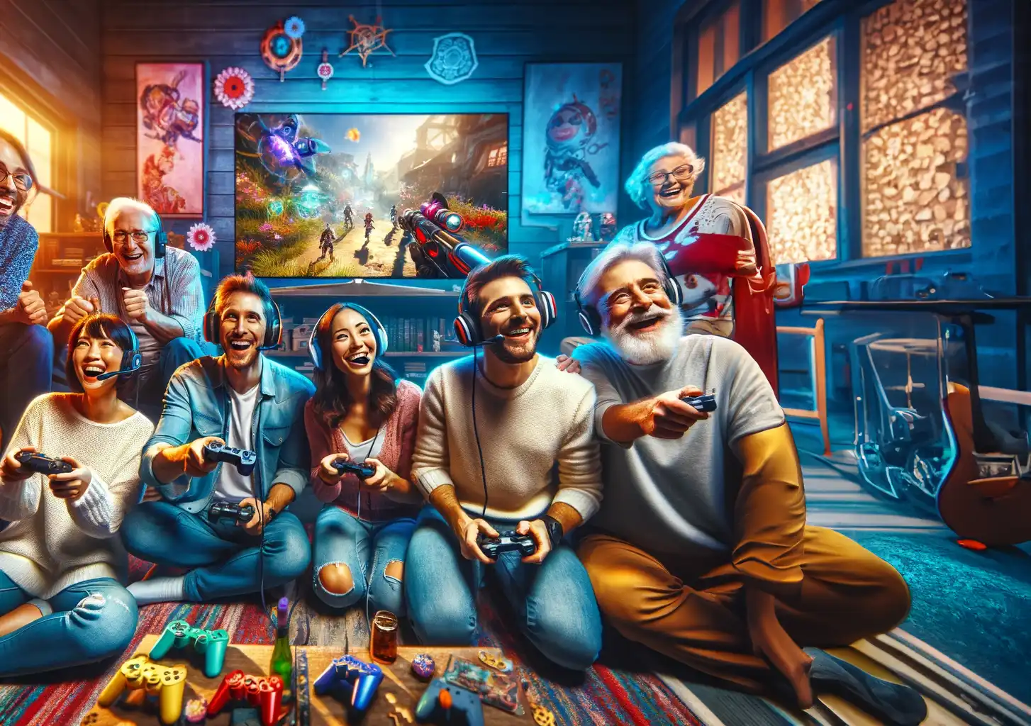 Adults and video games discount